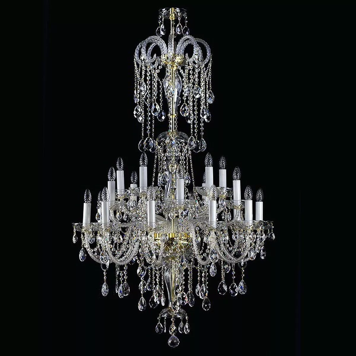 

Подвесная люстра Artglass Theodora XX. 910x1500 Polished CE