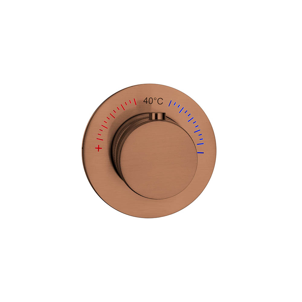 Смеситель встраиваемый термостат UNO BRUSHED BRONZE