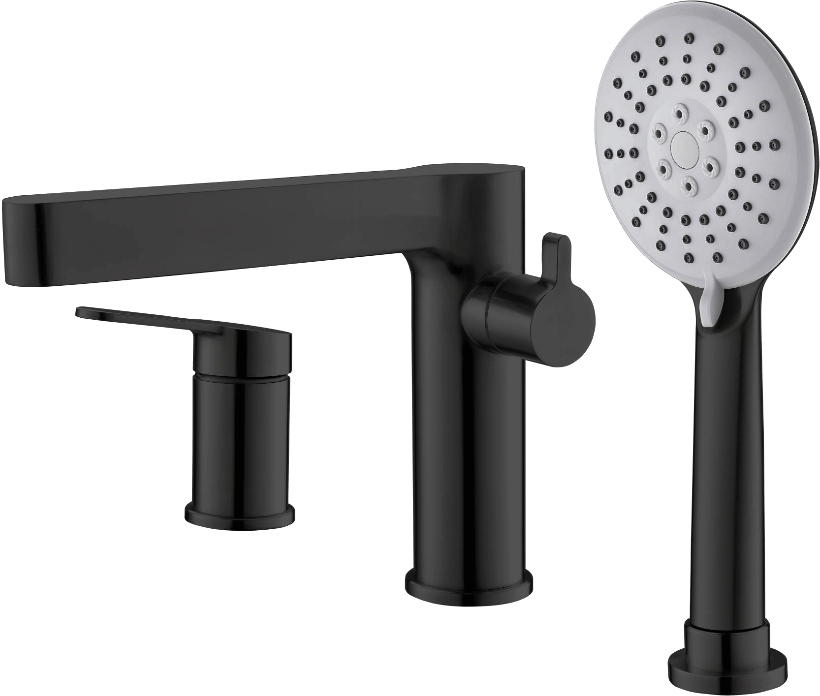 Смеситель на борт ванны BelBagno Delta DEL-BVD3-NERO 11190₽