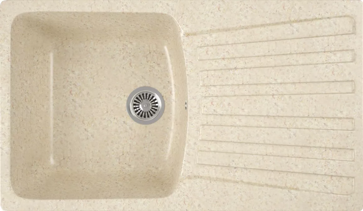 

Мойка кухонная Domaci Бьелла DMC-12 бежевая