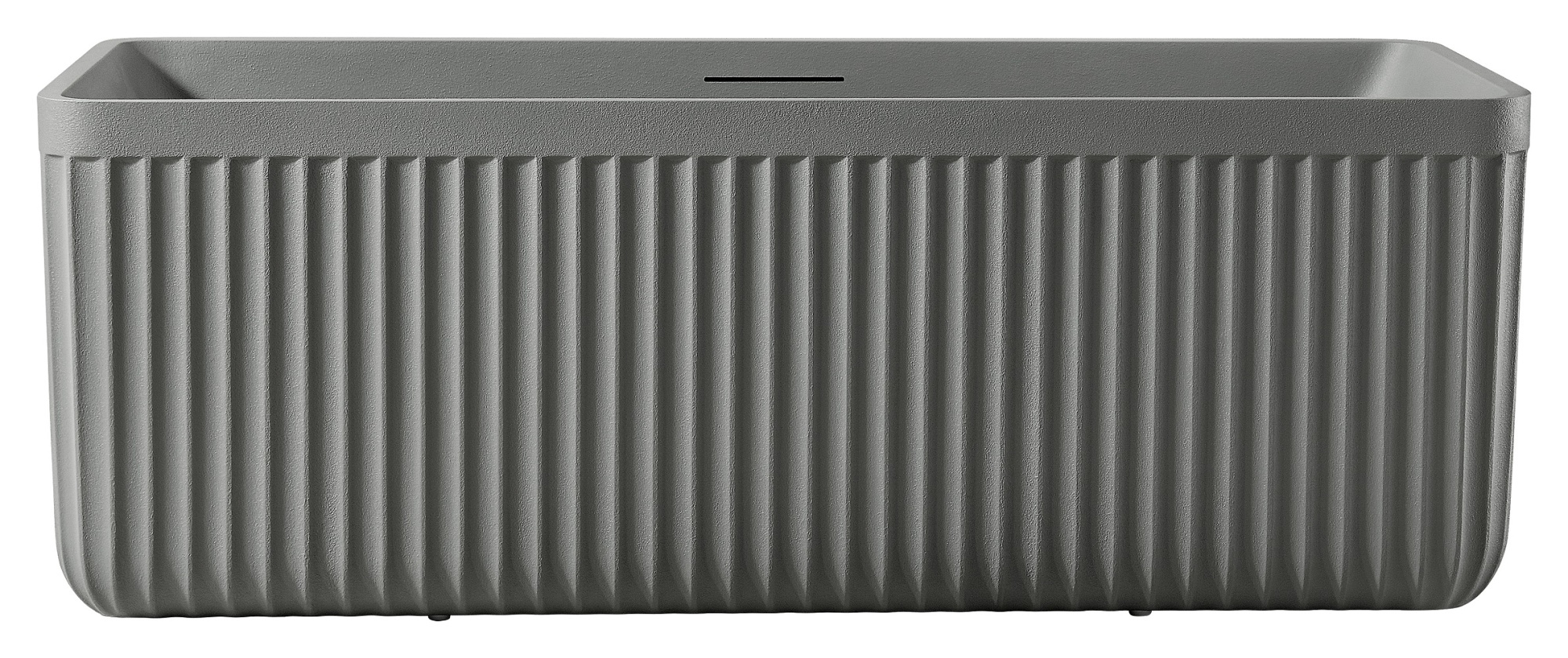 Ванна из искусственного камня AltroBagno Cinzia 090109 170x75 см отдельностоящая на ножках с донным клапаном с подголовником 237520₽