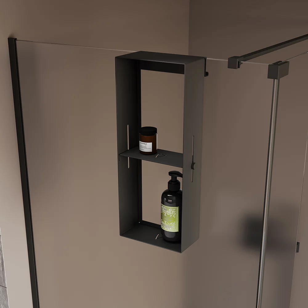 

Полка Veconi Grange GN-B-C9 матовая черная