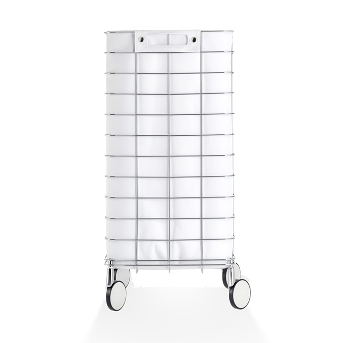 Decor Walther WR 1 Корзина для белья 35x35x75см цвет хром белый 54414₽