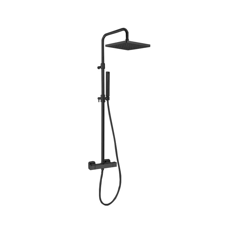 

Душевая система с термостатом Webert Pegaso PE980507560METAL, черный
