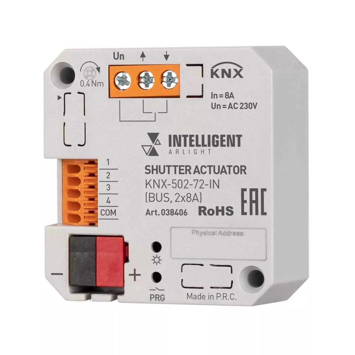 

Модуль управления шторами Arlight KNX-502-72-IN 038406