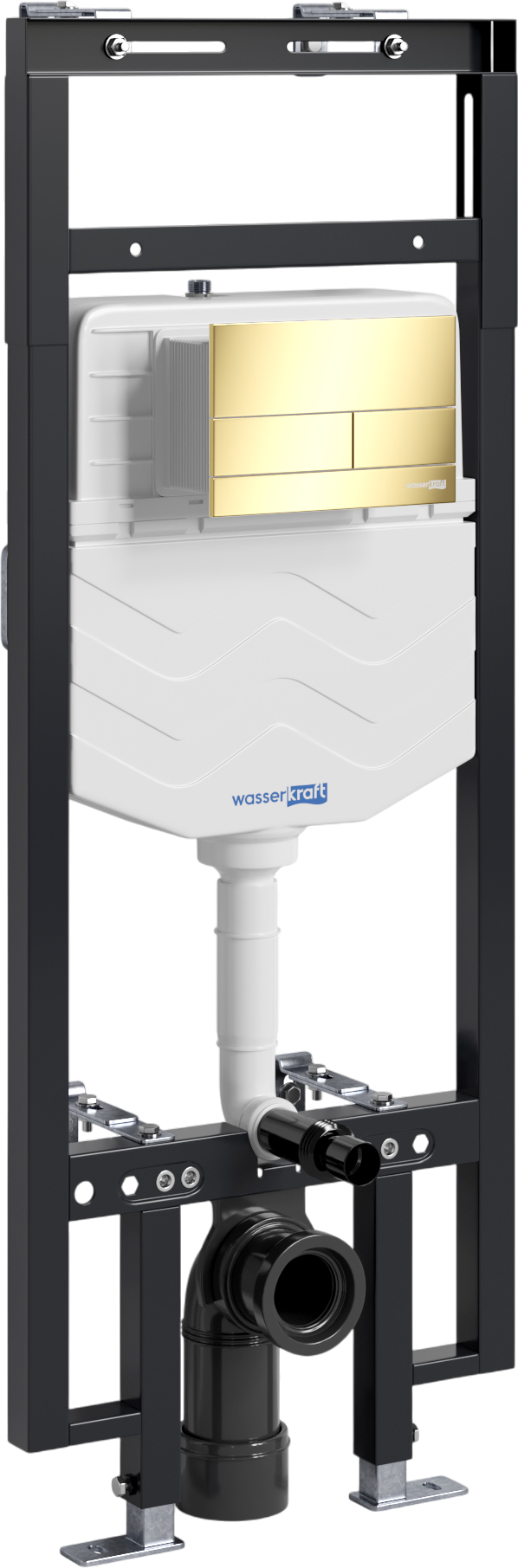

Система инсталляции для унитазов Wasserkraft Dinkel 58TLT.010.ME.PG04 с кнопкой смыва золото