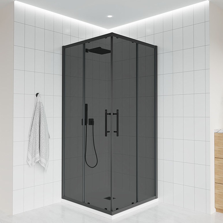 

Душевой уголок Veconi Evo 300 GR 120х80 см, профиль брашированный графит, стекло тонированное матовое