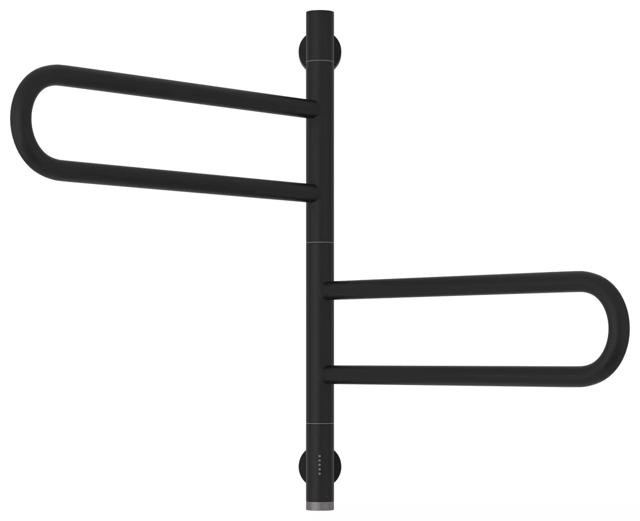 

Полотенцесушитель электрический ЭПС СУНЕРЖА "ПАРЕО 4.0-2С" 567х535 (Матовый чёрный)