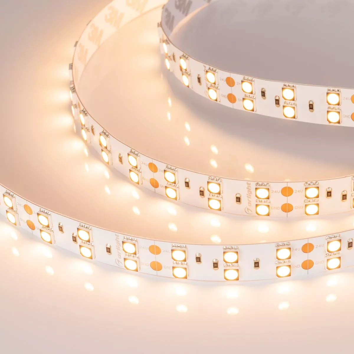 

Светодиодная лента Arlight RT-B120-15mm 24V Warm3000 CRI98 (28.8 W/m, IP20, 5m) 021470(3)