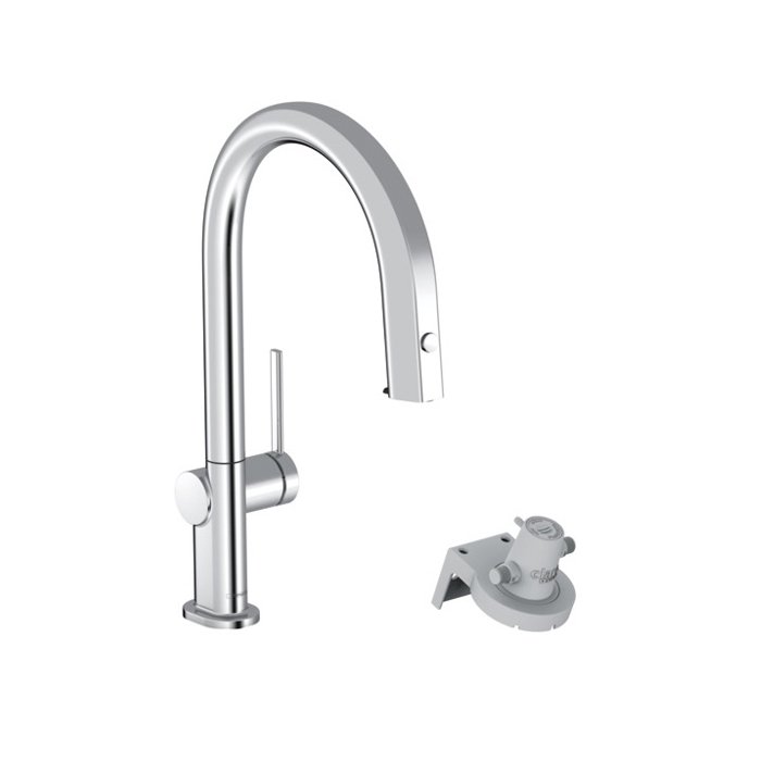 Cмеситель для кухни с вытяжным изливом Hansgrohe Aqittura M91 210 1j с подключением к фильтру питьевой воды 76803000