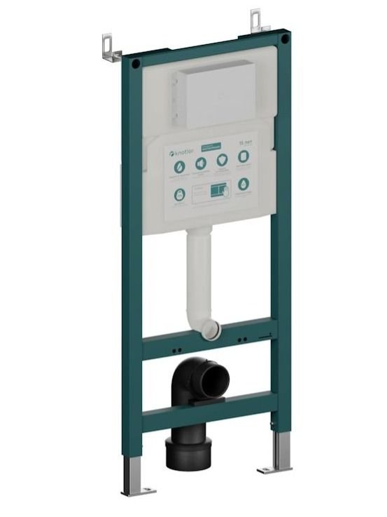 

Инсталляция для подвесного унитаза Knotlor ISWC502FG, бирюзовый