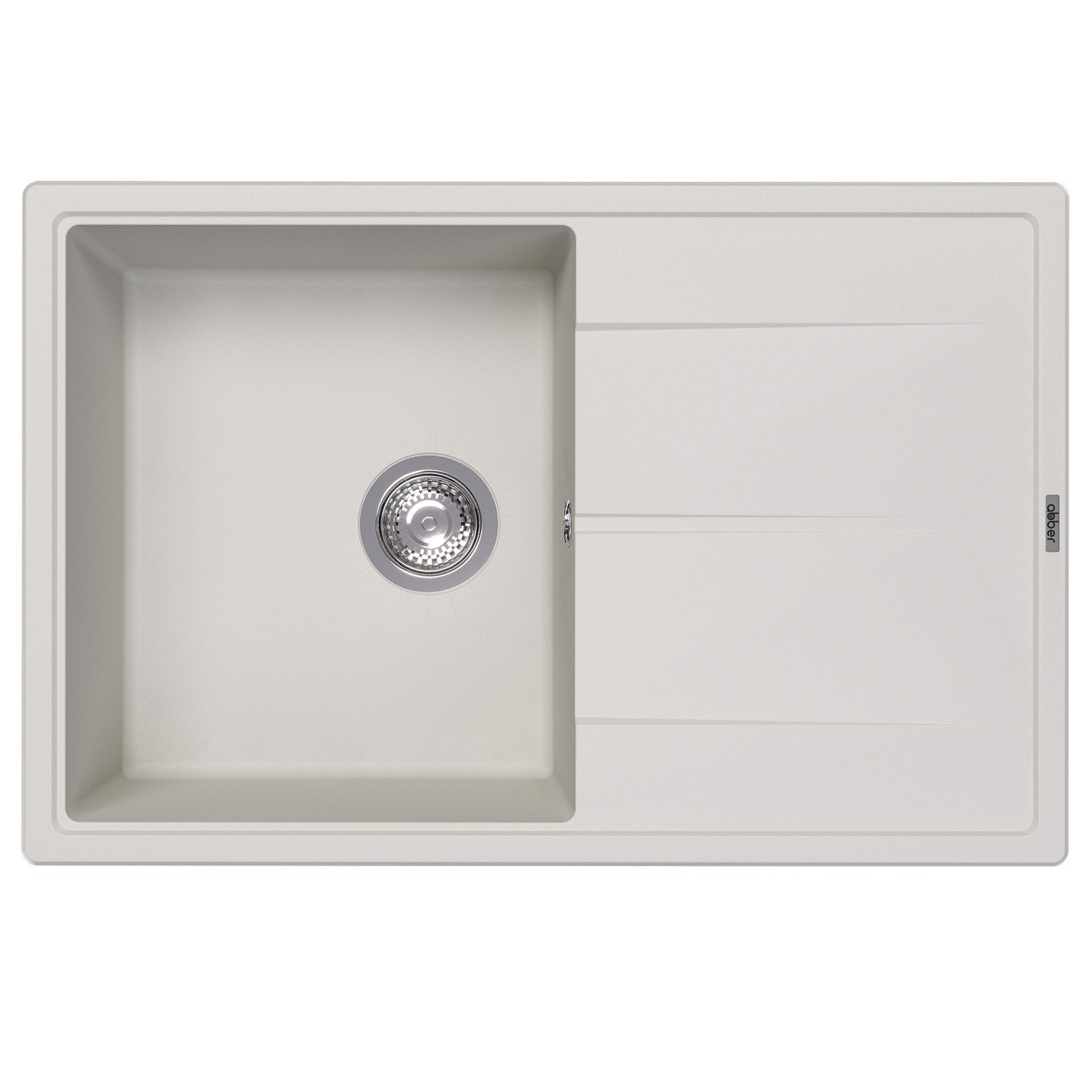 

Мойка кухонная Abber Quarz AQ2904W матовая белая