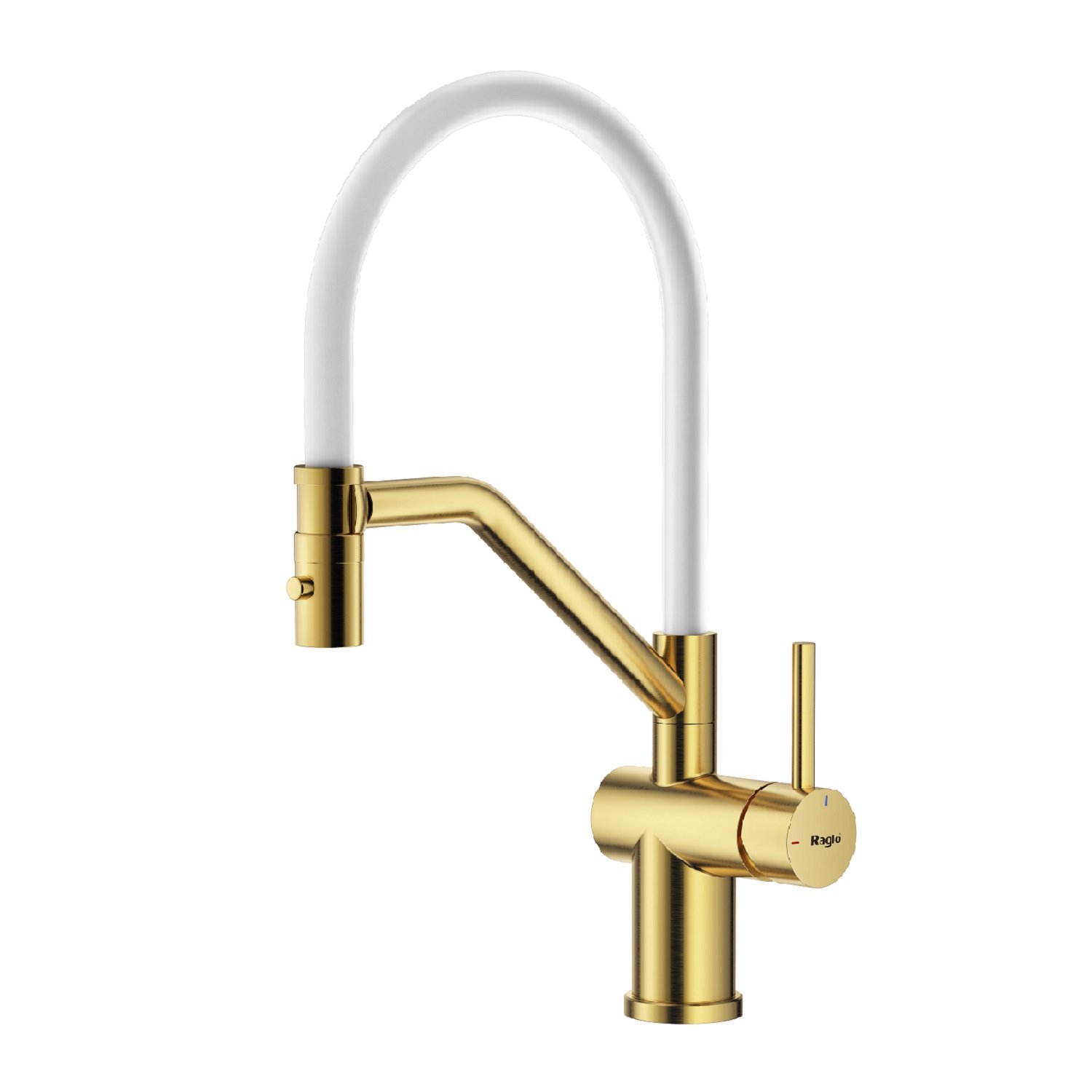 

Смеситель для кухни со съемным изливом на магните Raglo R86.41.03, золотой сатин
