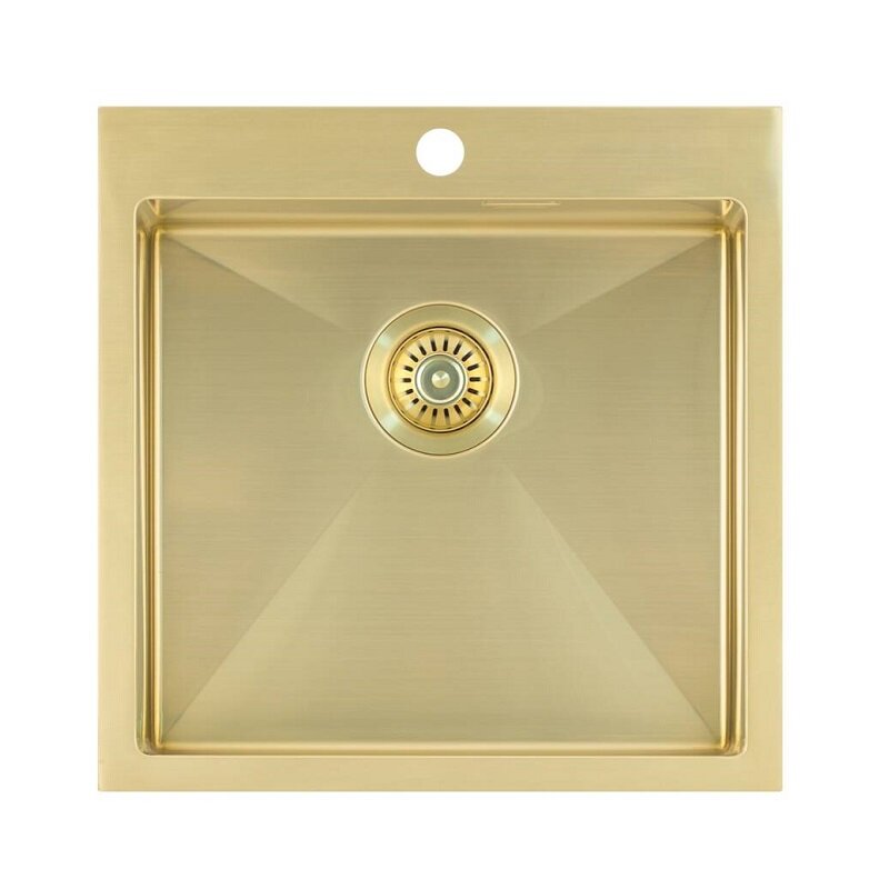 Мойка Seaman Eco Marino SMB-5151S-LG (Light Gold, PVD, satin), стандартная комплектация - Светлое золото сатин