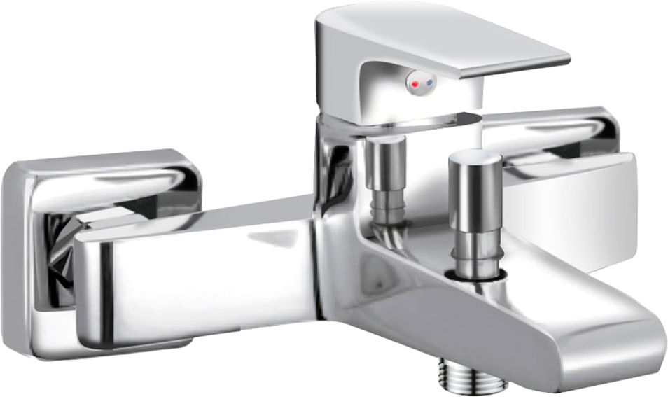 

Смеситель для ванны с душем AQUAme Prato AQMP6122 хром