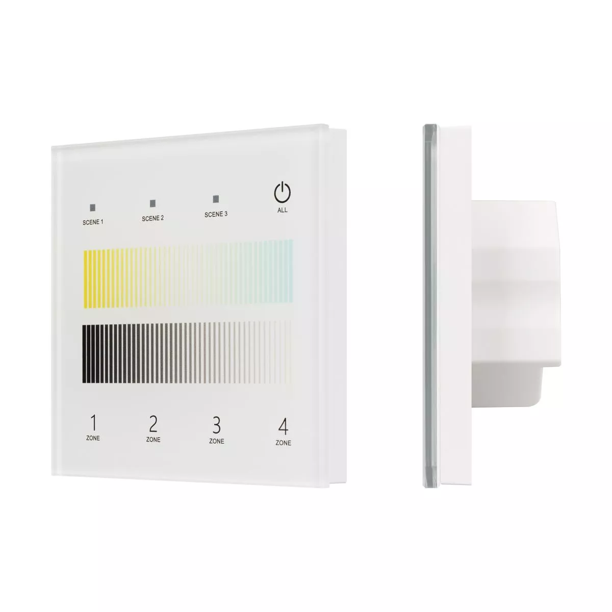 Сенсорная панель Arlight SMART-DALI-301-11-4G-3SC-DT8 Белая (230V, встраиваемая, 2.4G) (IARL, IP20 Пластик) 060791