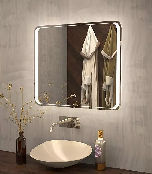 

Зеркало Art&Max Elegant 80х80 с подсветкой