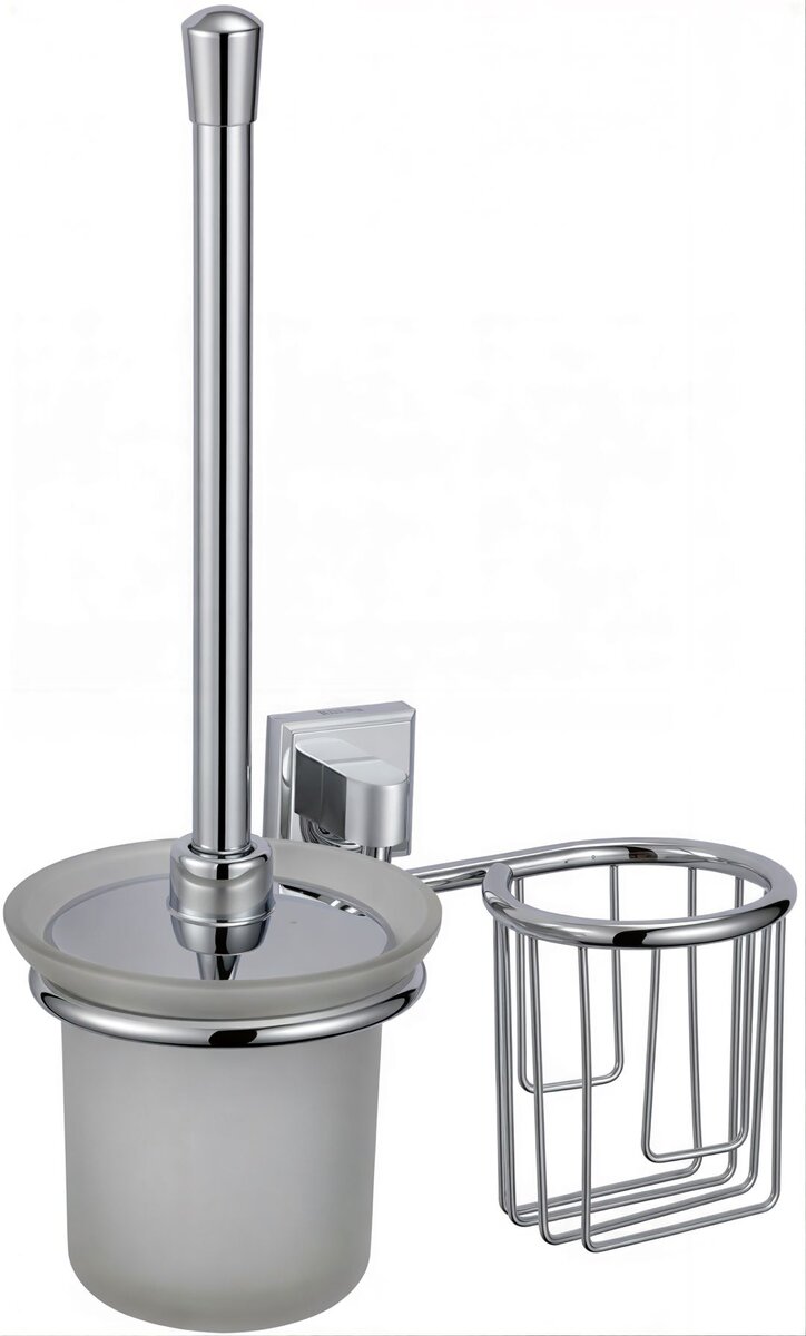 Держатель для туалетного ёршика и освежителя воздуха Savol S-L09594 хром