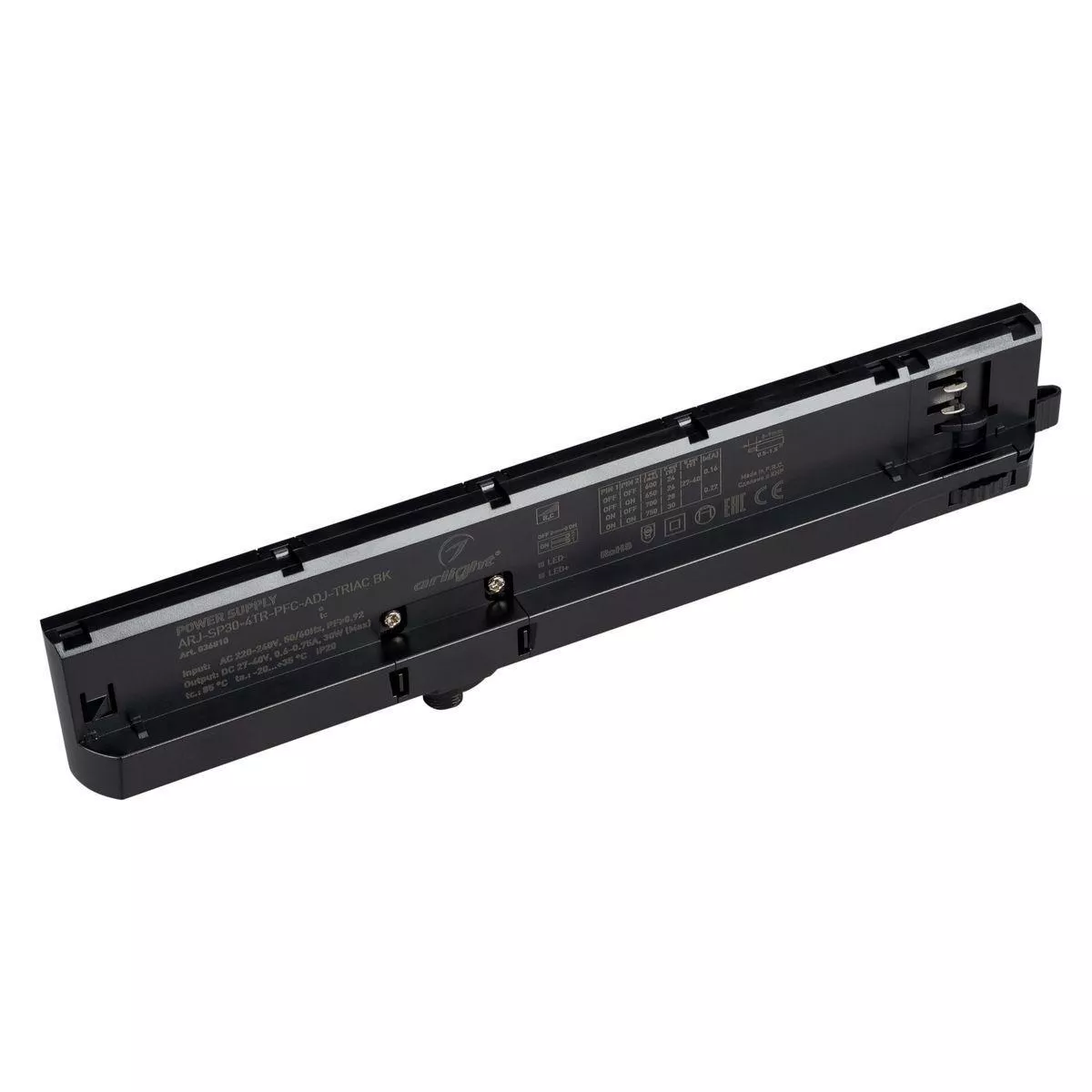 

Драйвер Arlight ARJ-SP30-4TR-PFC-ADJ-Triac BK 27-40V 30W IP20 0,6-0,75A 036810