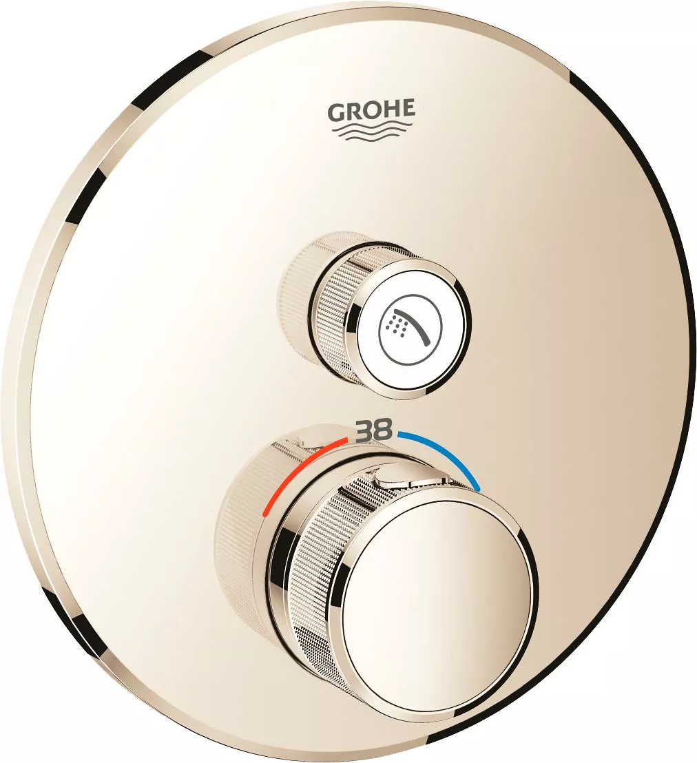 

Термостат Grohe Grohtherm SmartControl 29118BE0 для душа, никель