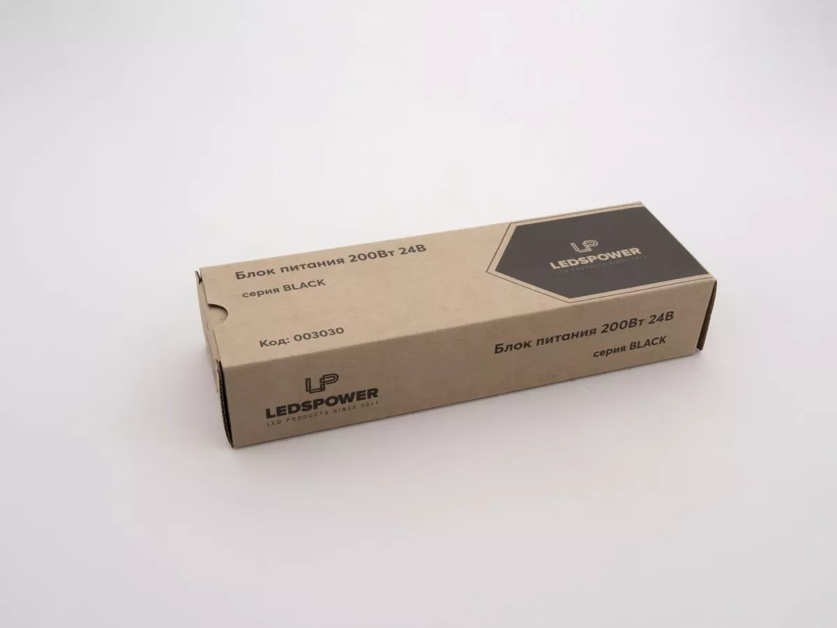 Блок питания LEDS POWER 200Вт 24В BLACK 003030