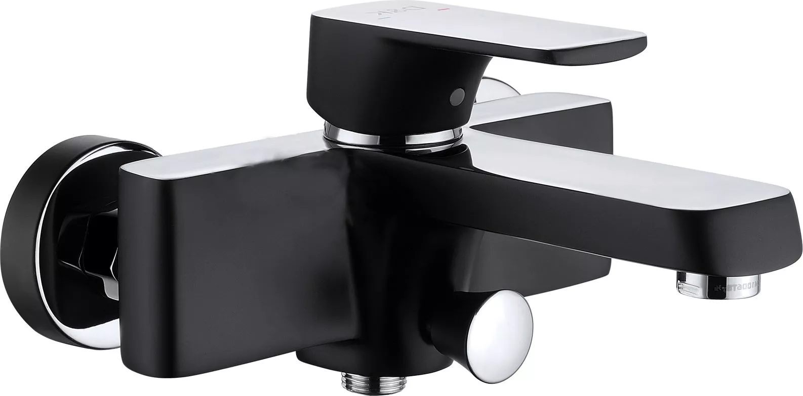 

Смеситель для ванны с душем D&K Berlin Technische DA1433215 хром, черный