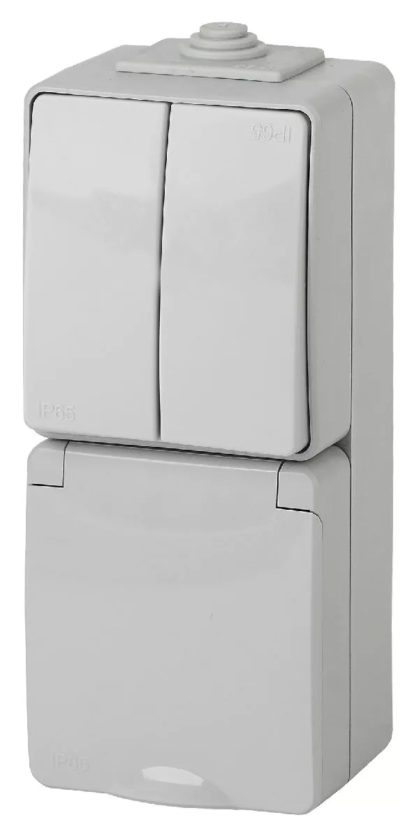 

Блок розетка + выключатель двойной Эра 11-7608-03 Б0035999