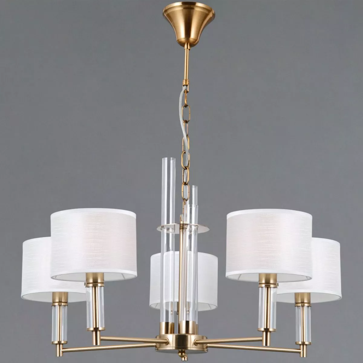 

Подвесная люстра Illumico IL0755-5PSQ-25 BRASS GENOA