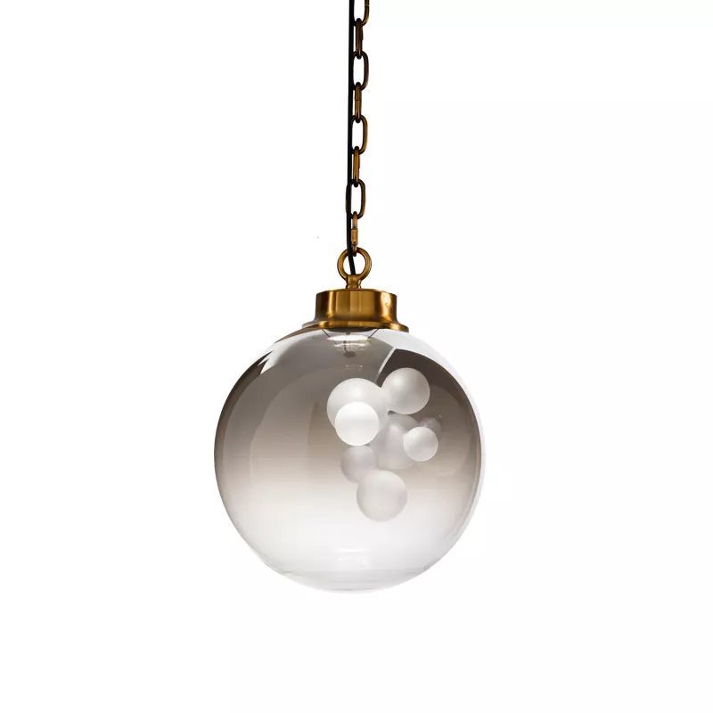 

Подвесной светильник Delight Collection Soap KG1148P brass/smoky