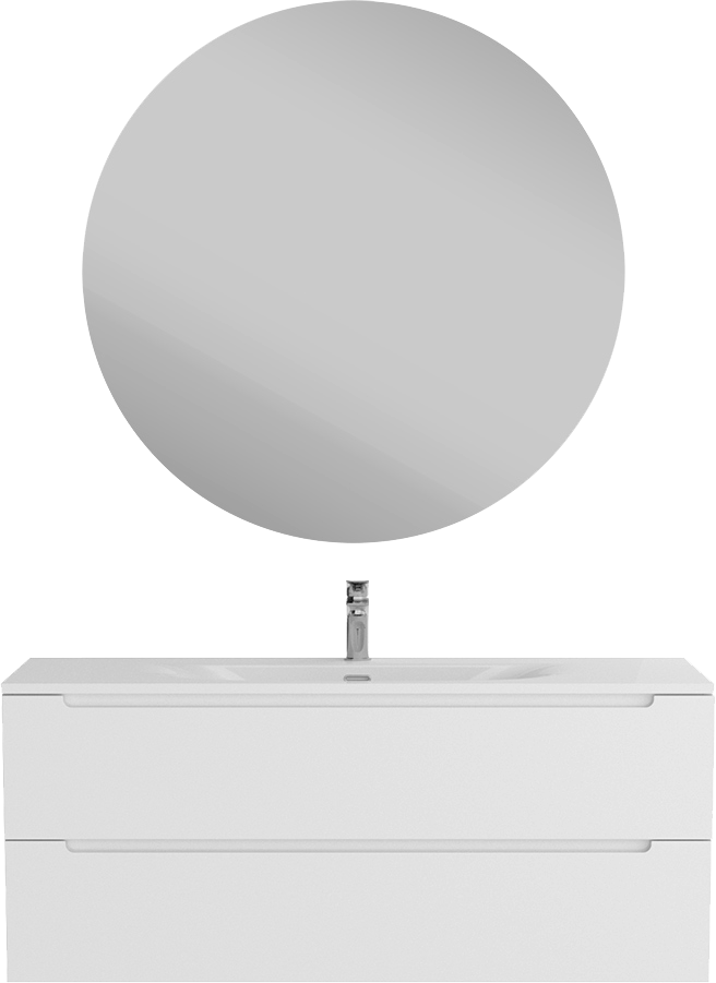 

Мебель для ванной комнаты BelBagno Etna 120 bianco lucido, раковина BB-8099-120