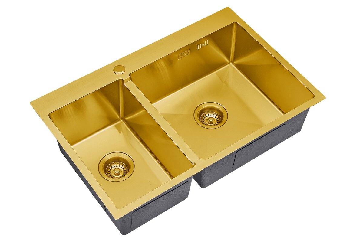 Мойка кухонная S.K.Sanitary SKS 78-2-51-R BRONZE