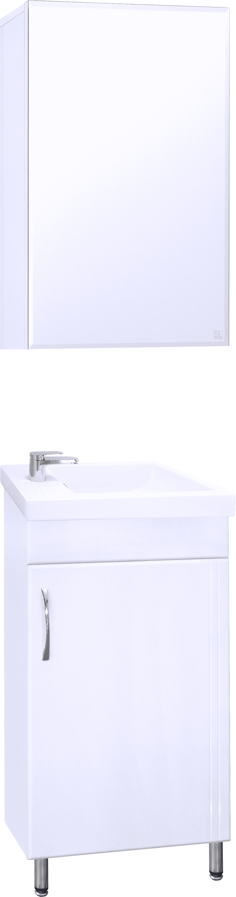 

Мебель для ванной комнаты Style Line Эко Стандарт №1 40 белая