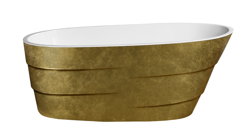 Акриловая ванна Lagard Auguste 170x75 см (AUGUSTE  Treasure Gold) от Santehnika-room