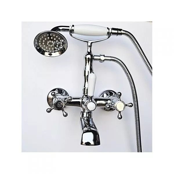Смеситель для ванны Magliezza Classico хром (50106-3-cr), цвет серый - фото 1