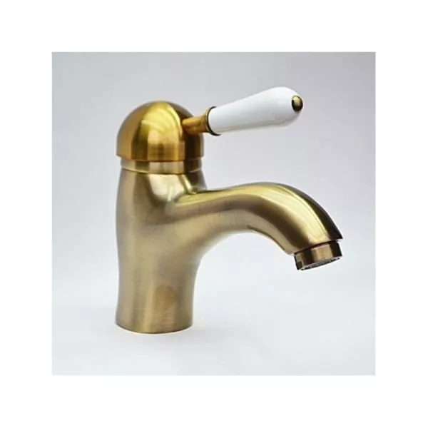 

Смеситель для раковины Magliezza Grosso bianco 50125-br бронзовый
