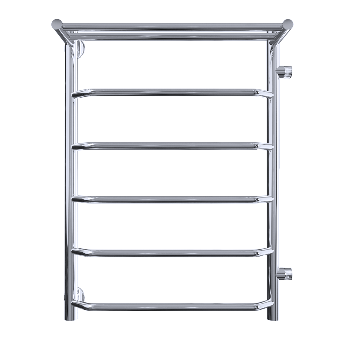 

Полотенцесушитель водяной Aringa Римини 50x80 с полкой, с боковым подключением 50 справа