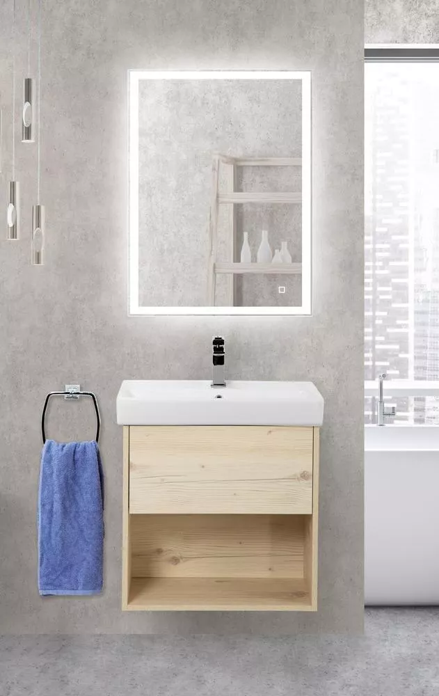 

Комплект мебели BelBagno Neon 50 светлое дерево