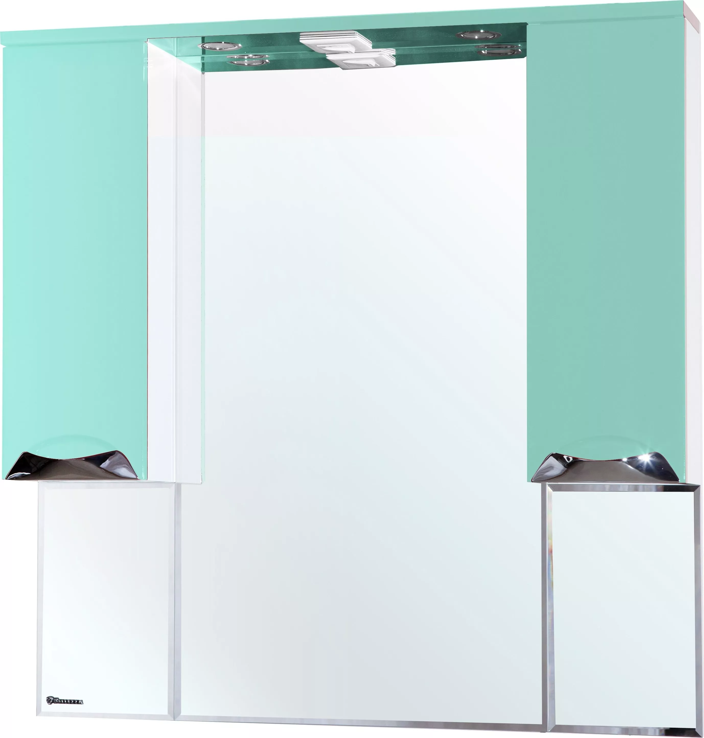 Зеркало-шкаф Bellezza Белла Люкс 105 салатовый 7101₽