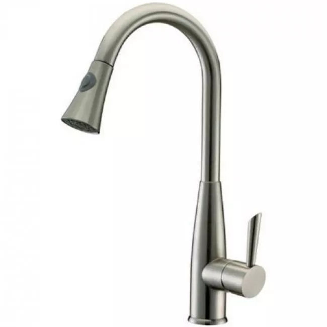 

Смеситель для кухни Kaiser Merkur 26144 с выдвижным изливом хром