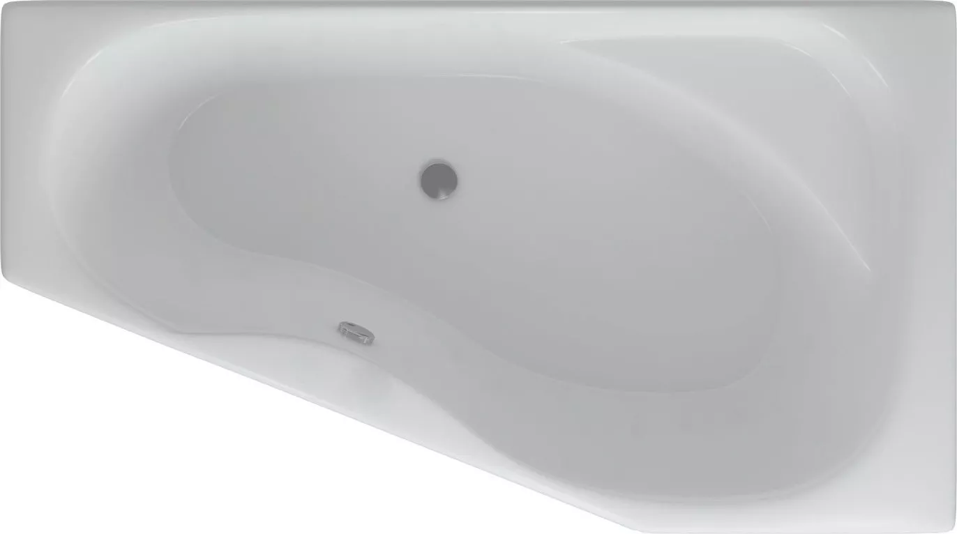 Акриловая ванна Акватек Медея 170x95 R, цвет белый MED180-0000012 - фото 1