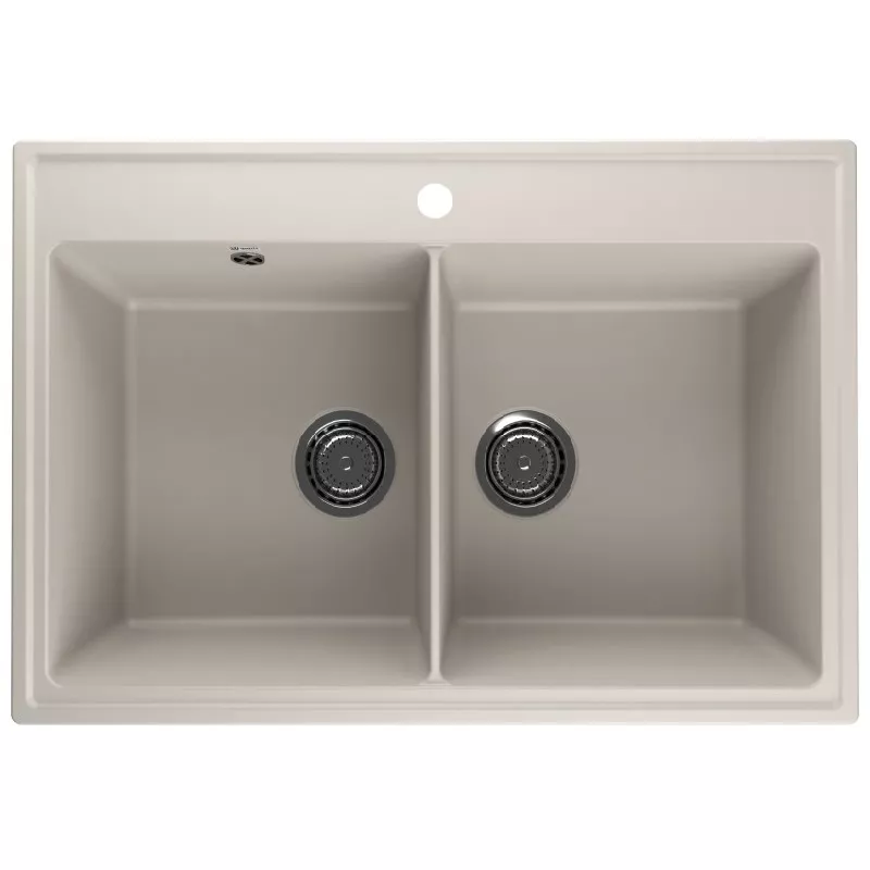 

Мойка кухонная Ulgran Quartz Prima 60.5 бежевый