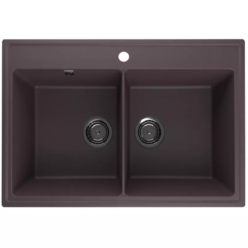 

Мойка кухонная Ulgran Quartz Ruma 78 коричневый