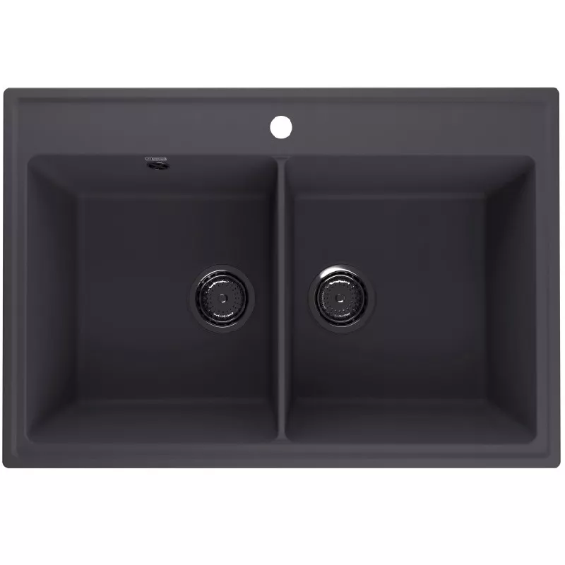 

Мойка кухонная Ulgran Quartz Ruma 78 черный