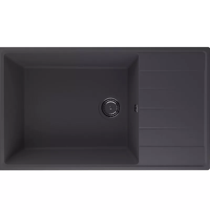 

Мойка кухонная Ulgran Quartz Prima 86 черный космос