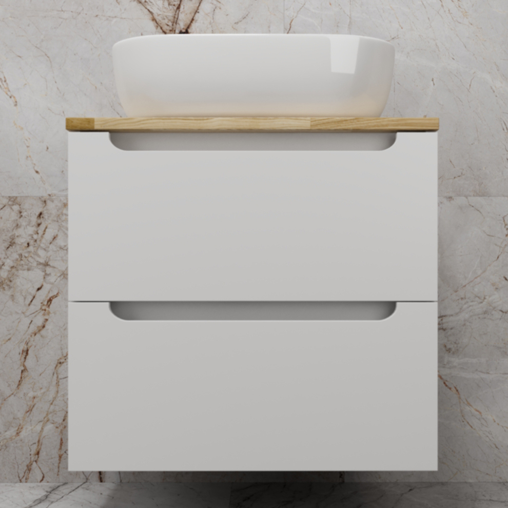 

Тумба с раковиной Style Line Бали 60 подвесная, белый софт