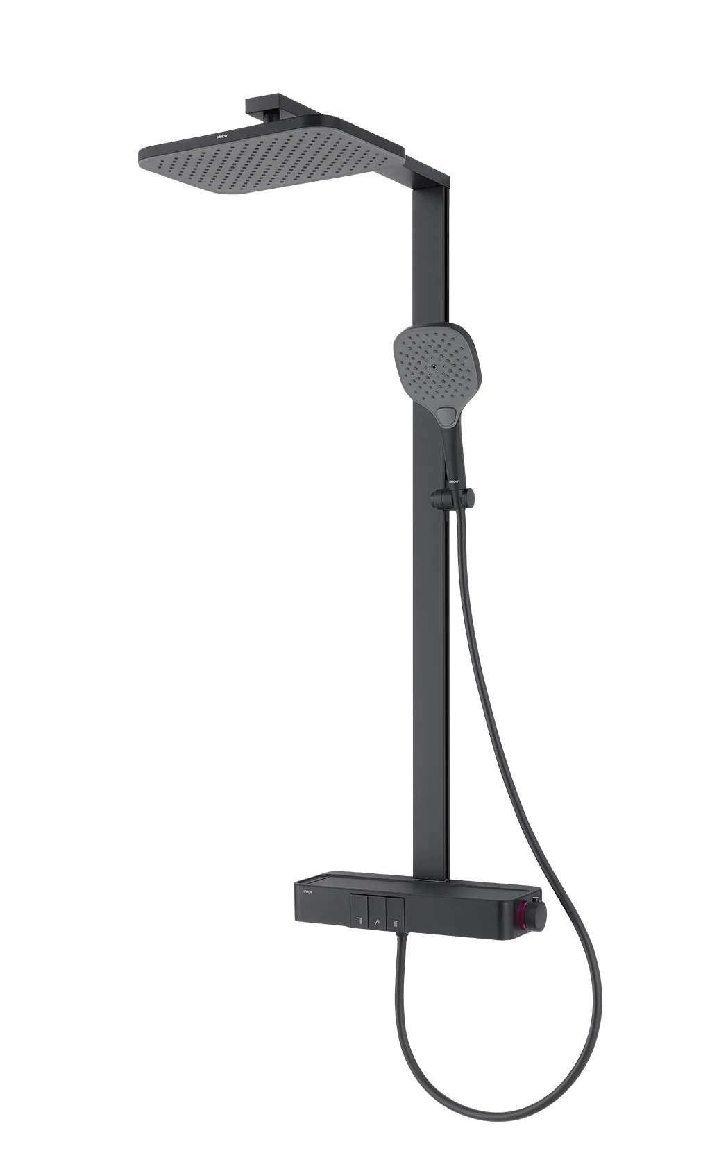 

Душевая стойка ARROW AMG13GH872MB с термостатом, черный матовый