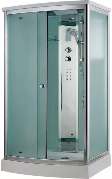 

Душевая кабина Timo Comfort Fabric Glass 120х90 хром, стекло матовое, с гидромассажем