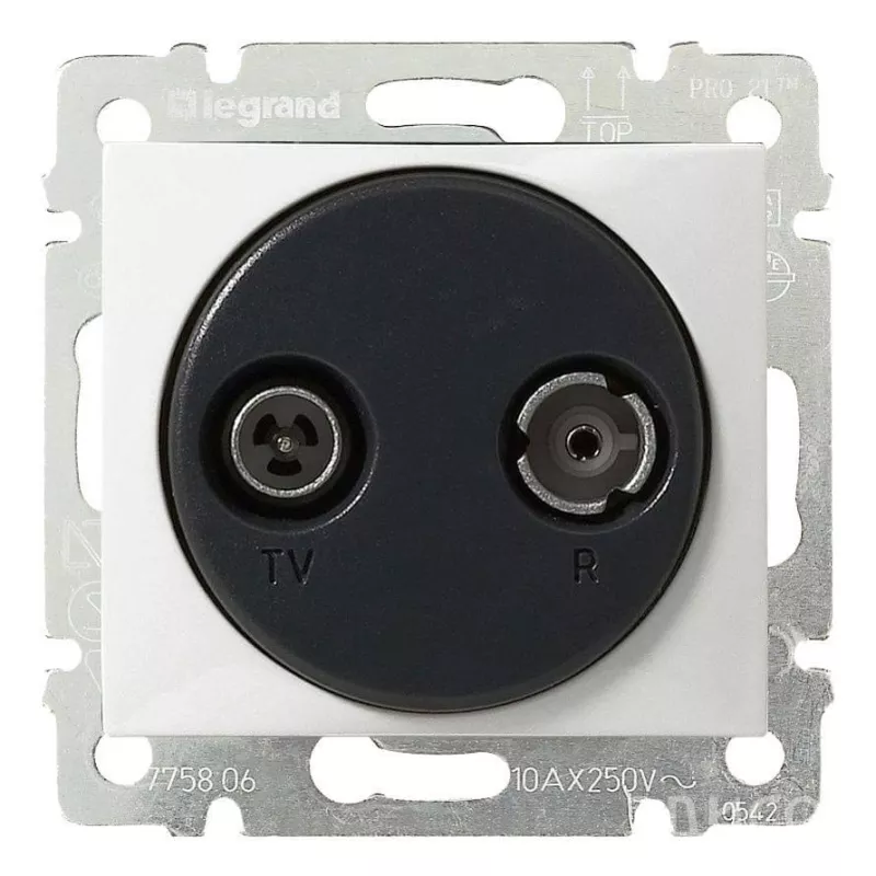 

Розетка TV-R Legrand Valena Звезда белая 774432