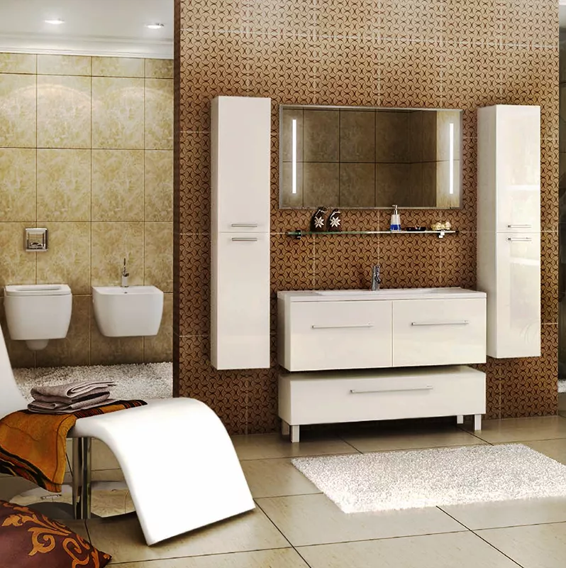 

Комплект мебели Aquaton Мадрид 120 белый