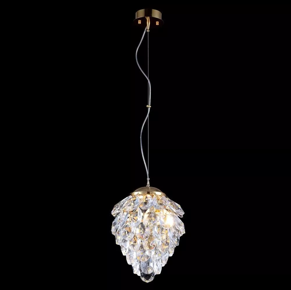 

Подвесной светильник Crystal Lux Charme SP2 Gold/Transparent